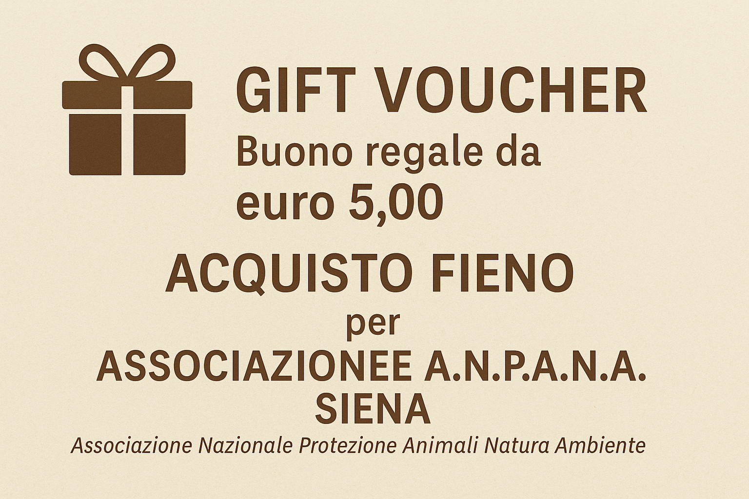 BUONO FIENO SOLIDALE